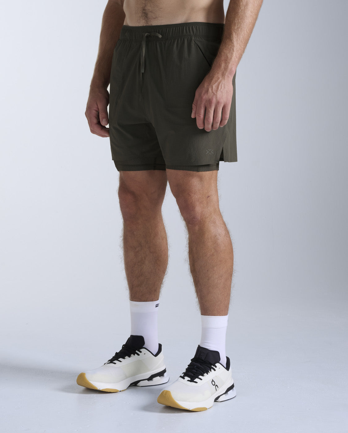 Force 2-in-1 5 Inch Shorts, Flint/Flint