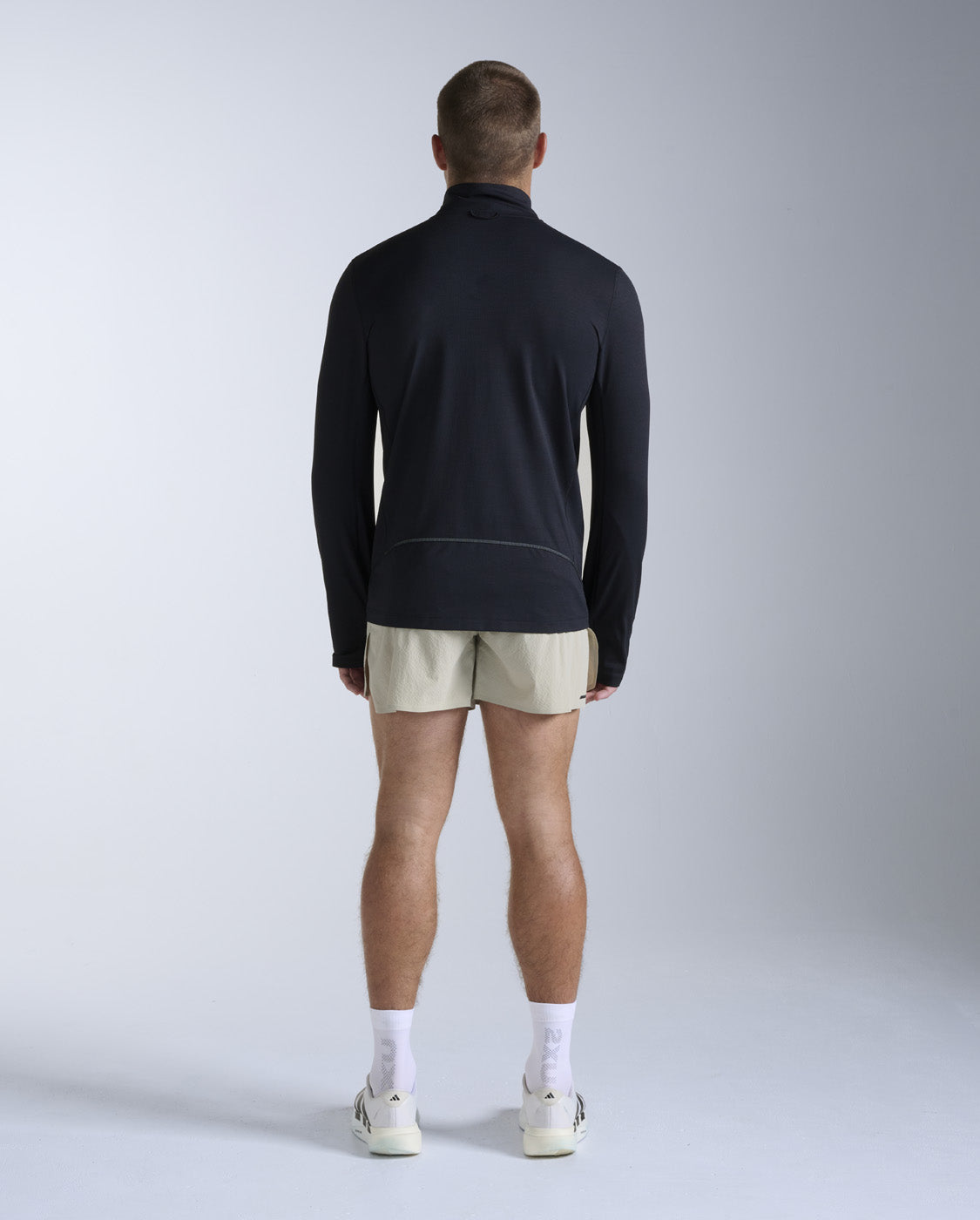 Aero Trail 1/2 Zip, Black/Silver Reflective