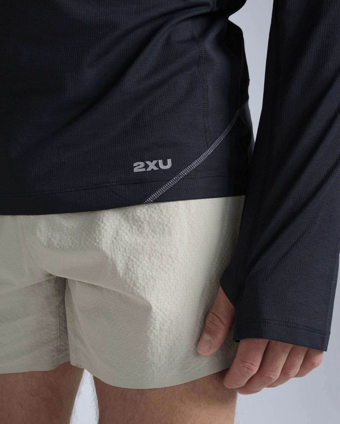 Aero Trail 1/2 Zip, Black/Silver Reflective