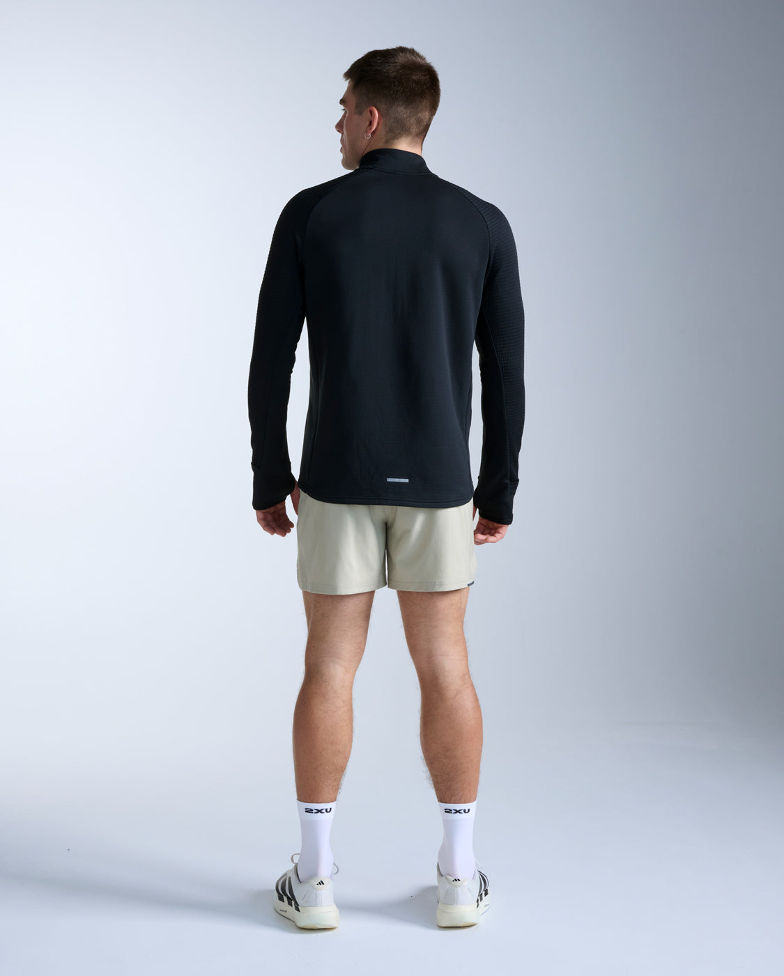 Ignition Haptic 1/4 Zip, Black/Silver Reflective
