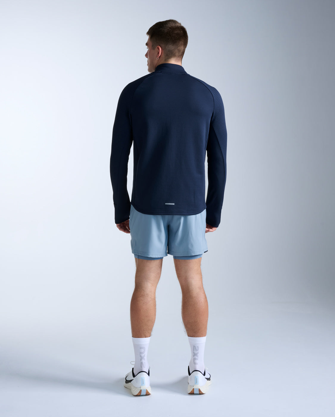 Ignition Haptic 1/4 Zip, Midnight/Silver Reflective