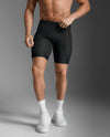 Core Tri 8 Inch Shorts - Black/White