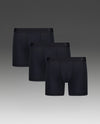 Modal Boxer Brief 3 Pack - BLACK/BLACK