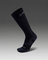 VECTR LIGHT CUSHION FULL LENGTH SOCKS - BLACK/TITANIUM