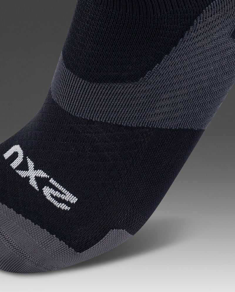 Vectr Ultralight 1/4 Crew Socks, Black/Titanium