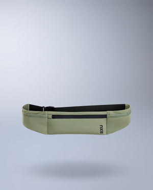 Run Belt, Hunter Green/Black Reflective