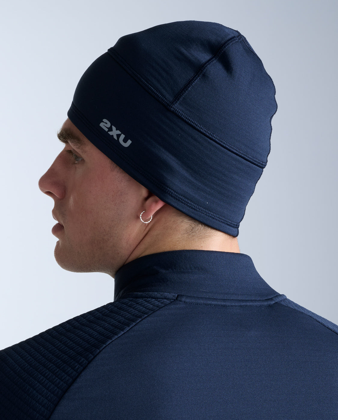 Ignition Haptic Beanie, Midnight/Silver Reflective