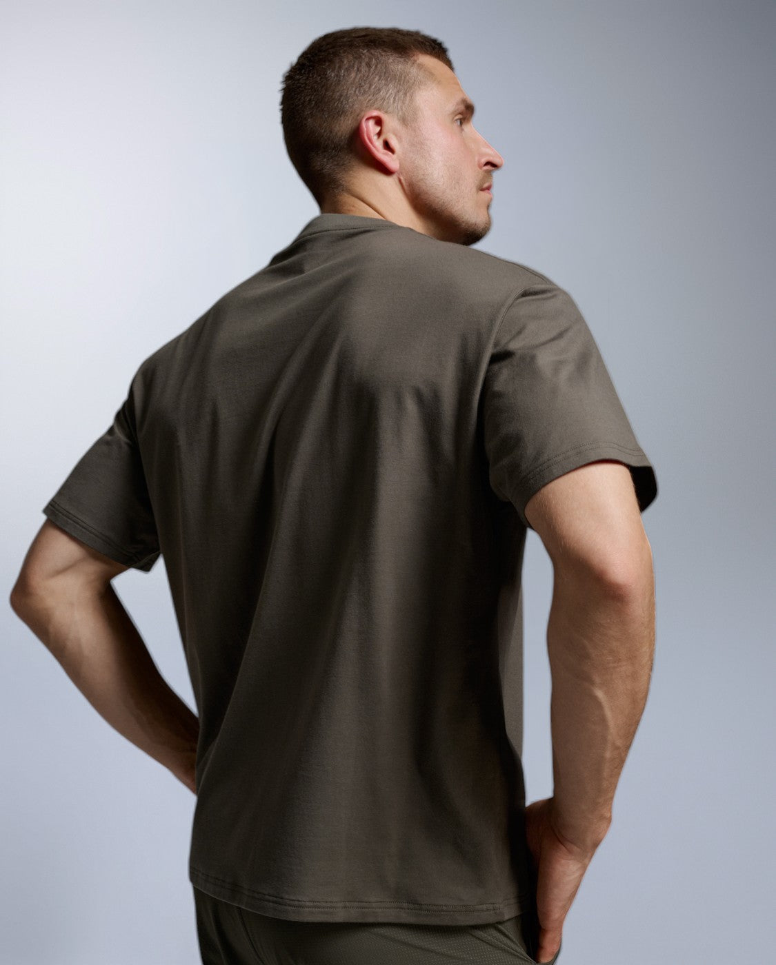 Motion Oversized Tencel Tee, Flint/Flint
