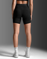Form Stash Hi-Rise Compression 6 Inch Shorts, BlackBlack1