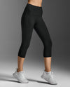 Form Stash Hi-Rise Compression 3/4 Tights - BLACK/BLACK