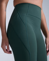 Flex Hi-Rise Compression 7/8 Tights, Ever Green/Ever Green