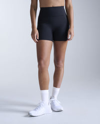 Flex Hi-Rise Compression 4 Inch Shorts, Black/Black