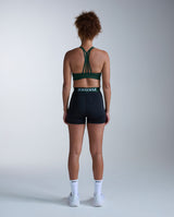 Form Strappy Low Impact Bra, Ever Green/Ever Green