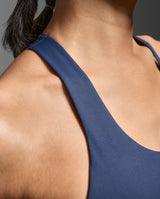 Aero Mesh Medium Impact Bra, Midnight/Midnight Reflective