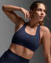 Form Racerback Medium Impact Bra - MIDNIGHT/MIDNIGHT