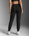 Commute Smooth Spacer Trackpants - Black/Black