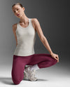 Fluid Modal Ribbed Tank - MOON/WHITE