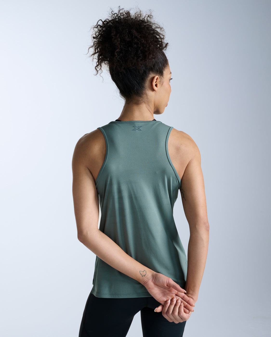 Aero Singlet, Olive Leaf/Olive Leaf Reflective