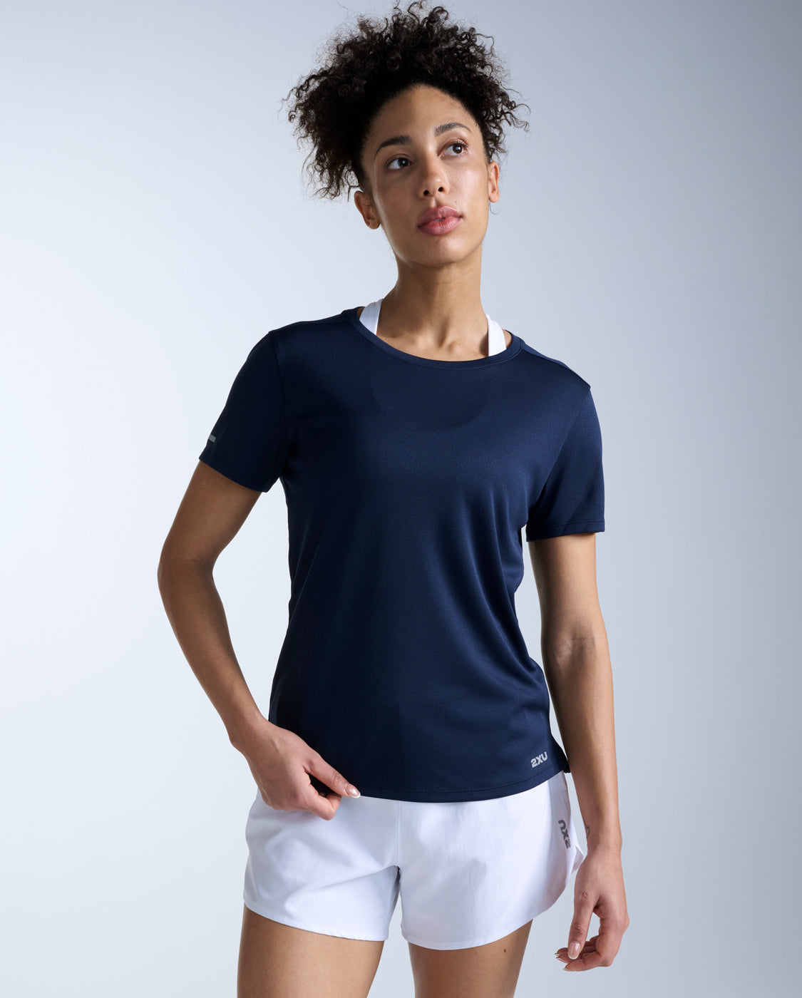 Aero Tee, Midnight/Silver Reflective