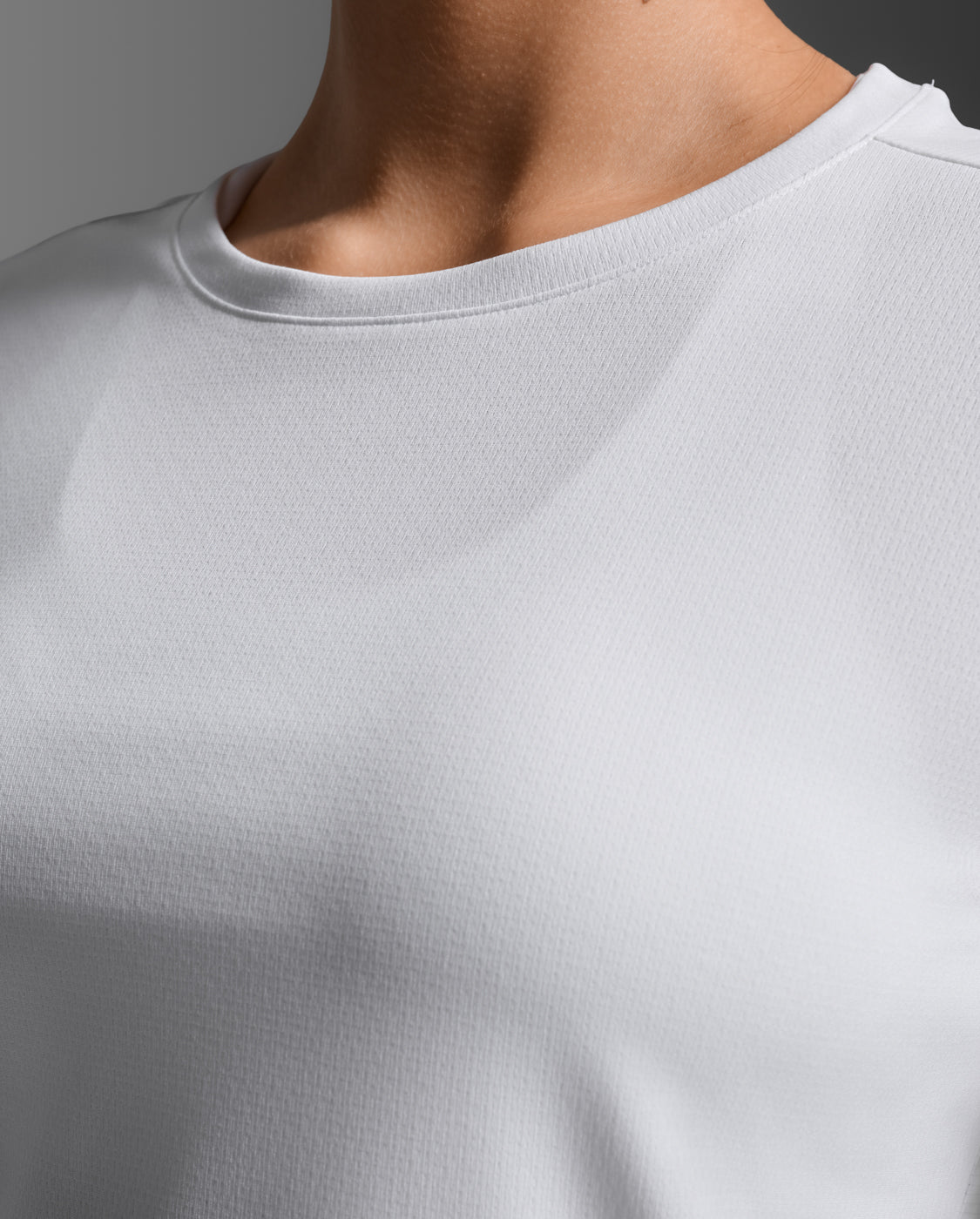 Aero Mesh Tee, White/Silver Reflective