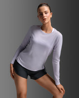 Aero Mesh Long Sleeve, Virtual Violet/Violet Reflective