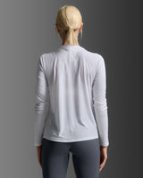 Aero Mesh Long Sleeve, White/Silver Reflective