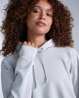 Wonderluxe Sand Washed Hoodie, Harbor Mist/White