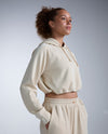 Wonderluxe Sand Washed Hoodie - MOJAVE DESERT/WHITE