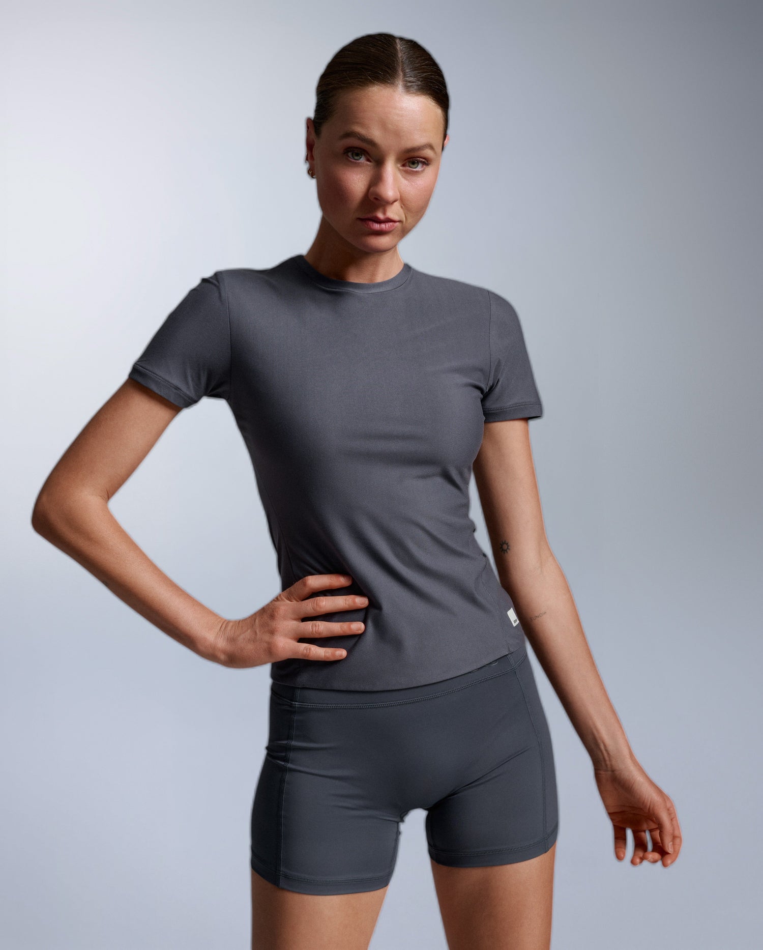 Wonderluxe Fitted Tee, India Ink/India Ink