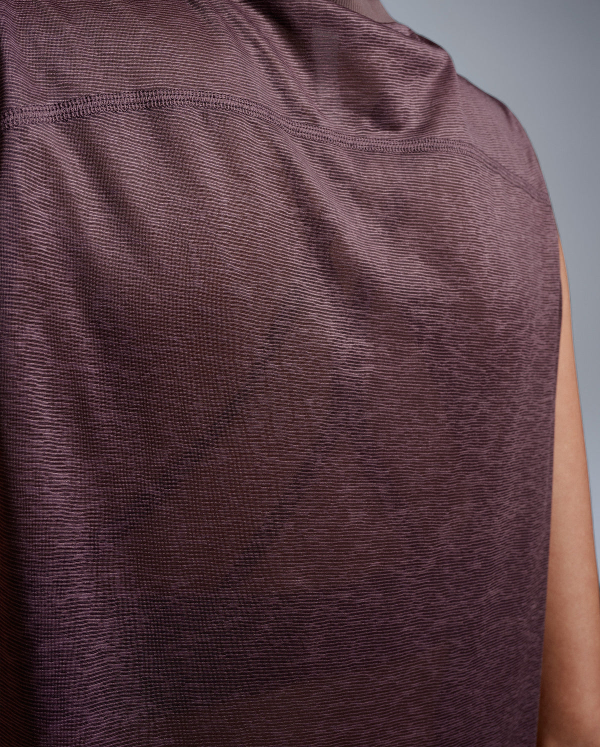 ReLight Crop Tank, Currant/White