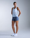 Relight Racerback Singlet - HALOGEN/WHITE