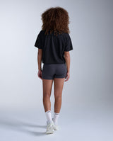 Form Soft Jersey Relaxed Tee, Black/White