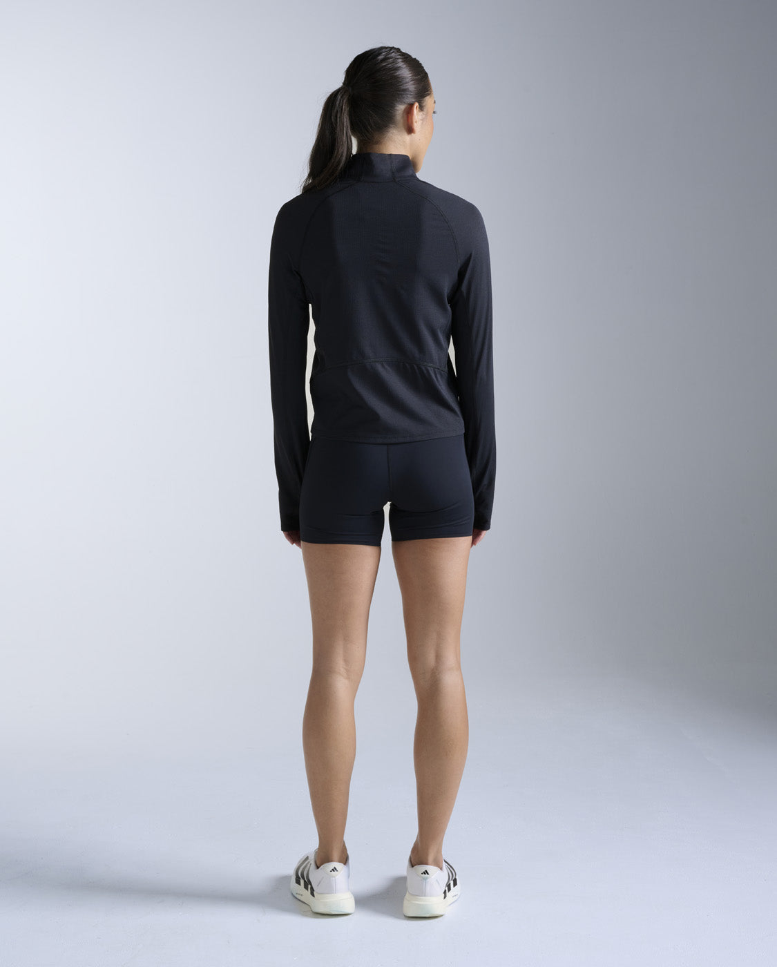 Aero Trail 1/2 Zip, Black/ Black Reflective