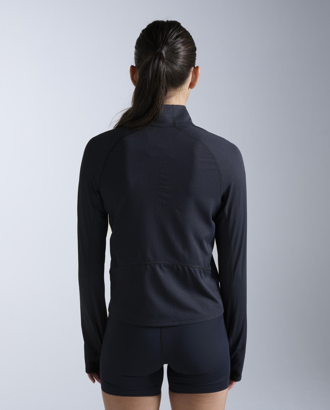 Aero Trail 1/2 Zip, Black/ Black Reflective
