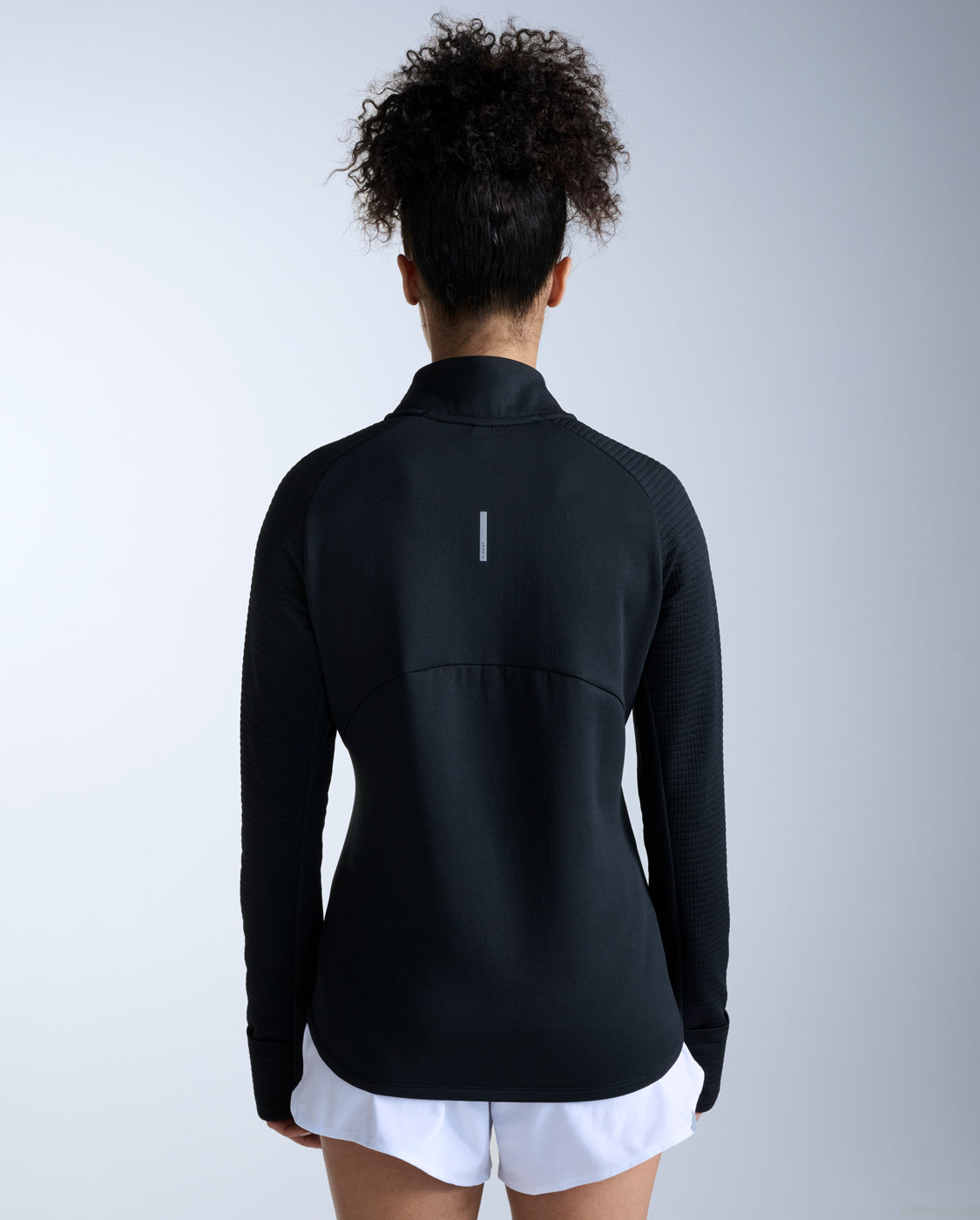 Ignition Haptic 1/4 Zip, Black/Silver Reflective