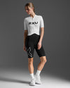 Light Speed React Sleeved Trisuit - Black/White