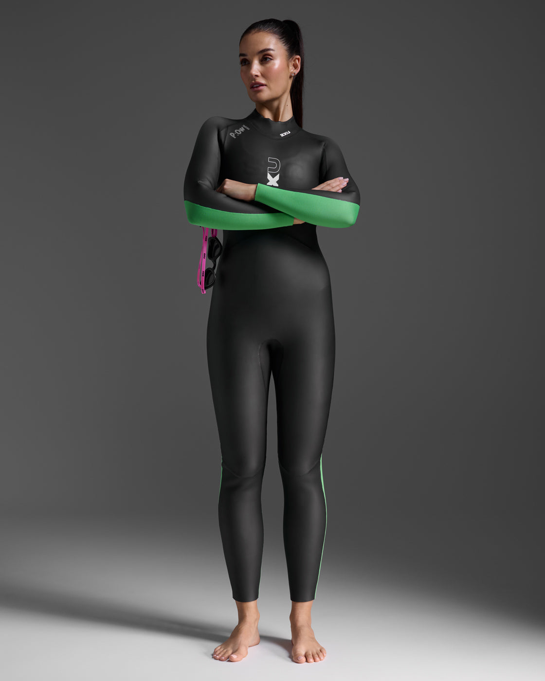 Propel:openwater Wetsuit, Black/Bright Green