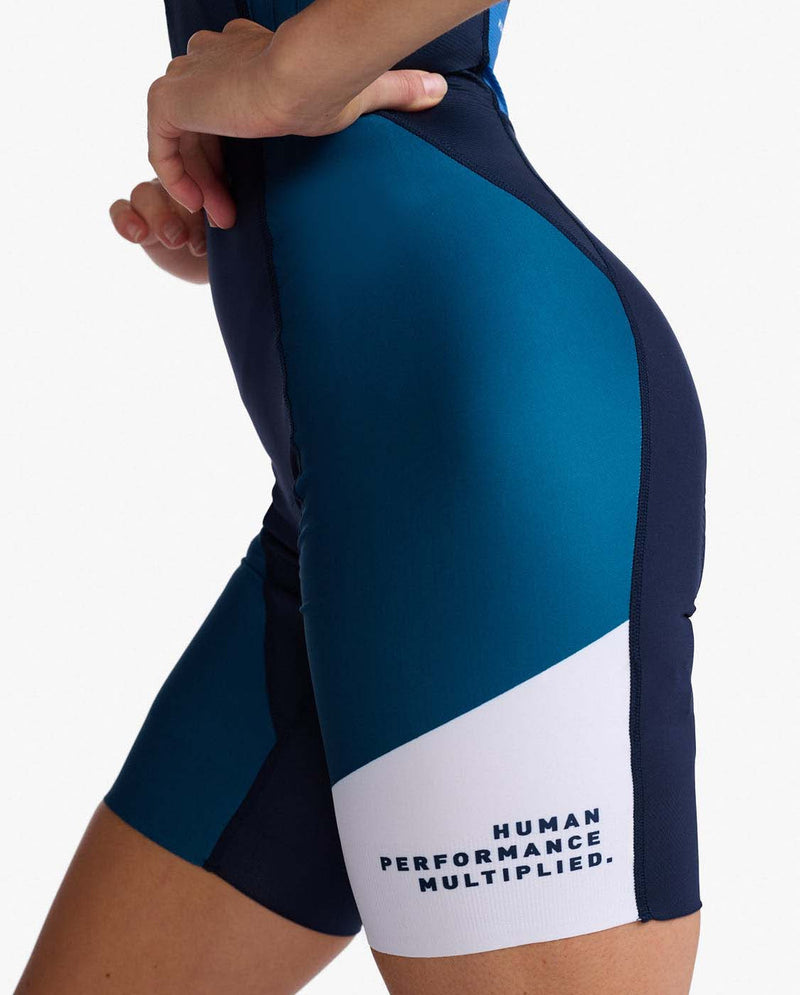 Aero Front Zip Trisuit, Midnight/Festival