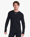IGNITION BASE LAYER LONG SLEEVE - BLACK/SILVER REFLECTIVE