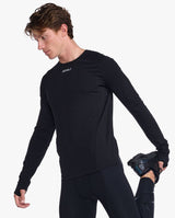 Ignition Base Layer Long Sleeve, Black/Silver Reflective