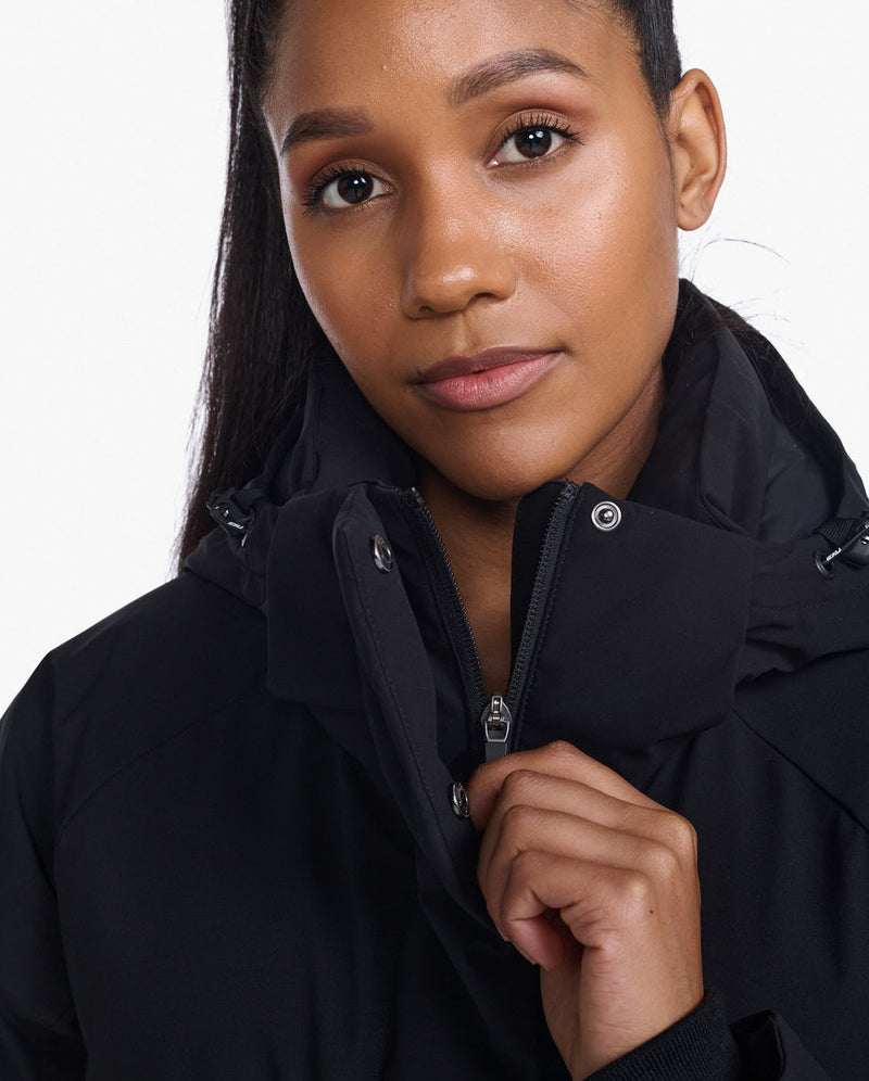 Commute Insulation Longline Jacket
 
 , Black/black